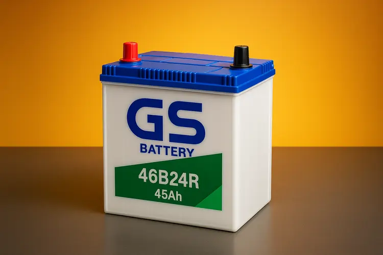 แบตเตอรี่รถยนต์ GS Battery 45 แอมป์ ราคาล่าสุดสำหรับรถเก๋งขนาดเล็ก