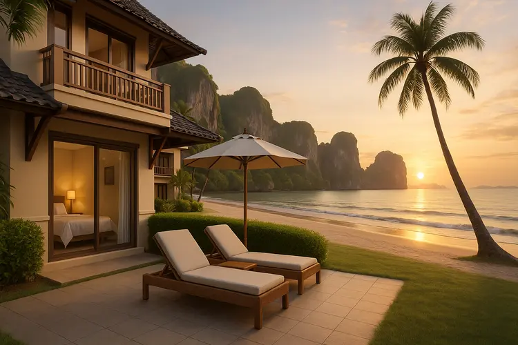 รีวิว กระบี่ รีสอร์ท ที่พักติดหาดอ่าวนาง บรรยากาศดี เหมาะกับการพักผ่อน