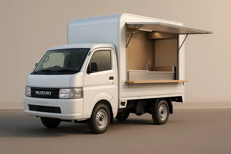 อยากเปิดร้าน? ราคา รถ Food Truck Suzuki Carry พร้อมวิธีต่อเติม ตกแต่งให้สวยงาม