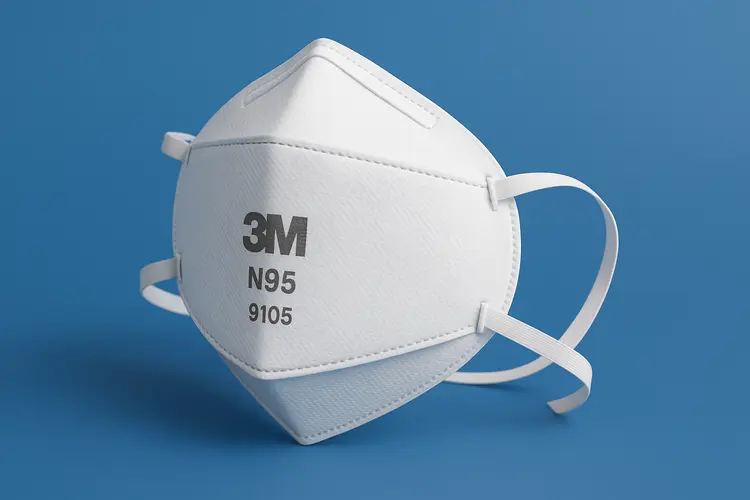 หน้ากากอนามัย 3M N95 รุ่น 9105 ราคาต่อชิ้นและต่อกล่องเท่าไหร่