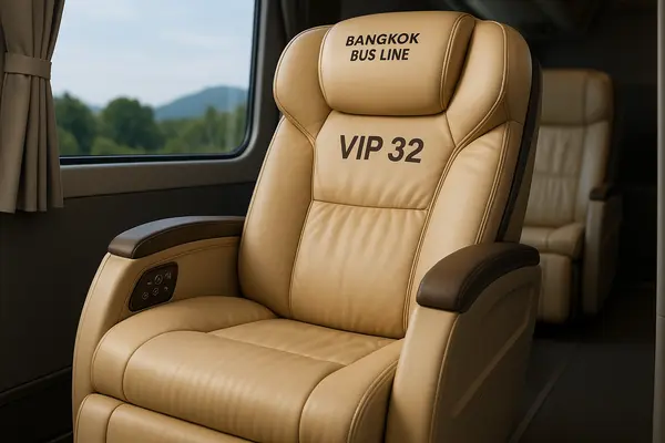รีวิว บางกอก บัส ไลน์ VIP 32 เดินทางสบาย เบาะนวดไฟฟ้า กรุงเทพ-เชียงใหม่