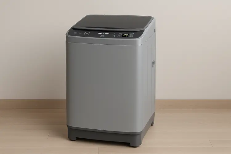รีวิวเครื่องซักผ้า Sharp ES-W80T-GY ถังเดียวไร้รู ถนอมผ้า ซักสะอาดจริงมั้ย