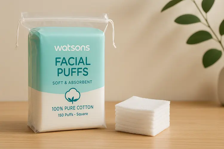 รีวิวสำลีเช็ดหน้า Watsons ทุกรุ่น แบบไหนนุ่ม ไม่เป็นขุย คุ้มค่าที่สุด