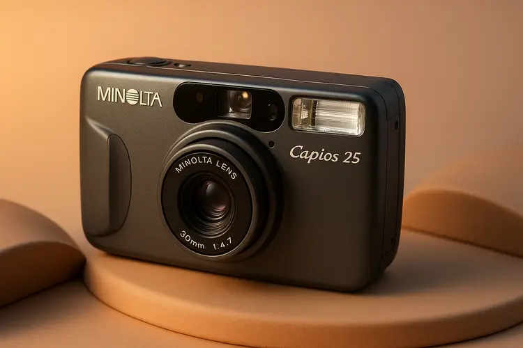 Minolta Capios 25 รีวิว: กล้องฟิล์มคอมแพคตัวเล็ก ฟังก์ชันครบ