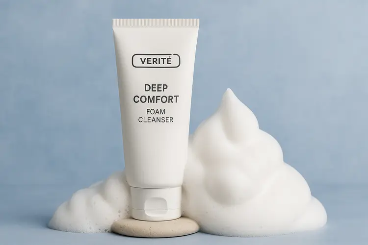 รีวิวโฟมล้างหน้า Verite Deep Comfort Foam Cleanser สะอาดหมดจดแต่ไม่แห้งตึง