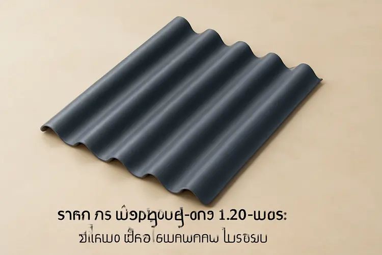 ราคา กระเบื้องลอนคู่ ยาว 1.20 เมตร: สีไหนดี ยี่ห้อไหนทนทาน ไม่รั่วซึม