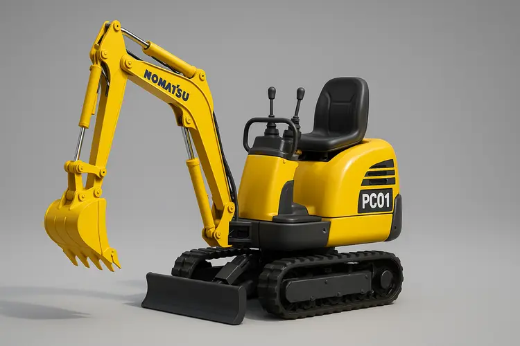 รถขุดขนาดเล็ก Komatsu PC01 ราคาล่าสุดปี 2025 มือหนึ่งหรือมือสองดีกว่า?
