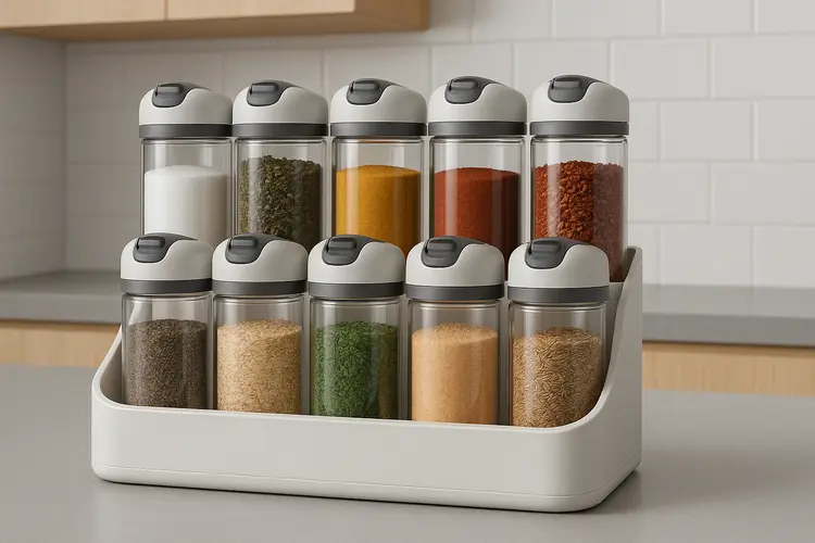 10 ขวดใส่เครื่องปรุง ในครัว ปี 2025 จัดระเบียบง่าย ป้องกันความชื้น