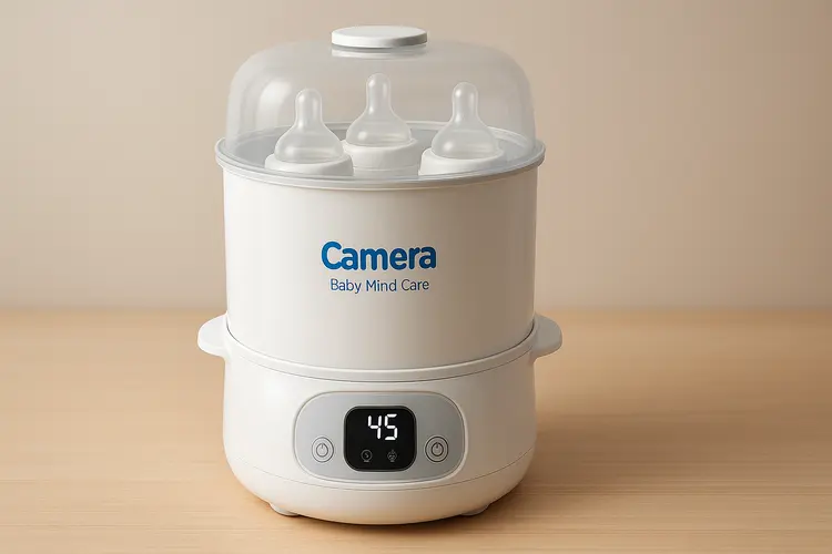 รีวิวเครื่องนึ่งขวดนม Camera Baby Mind Care ฆ่าเชื้อโรคได้สะอาดปลอดภัยไหม