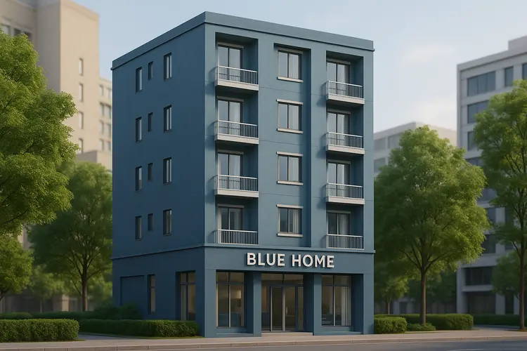 รีวิวที่พัก Blue Home ทำเลดีใจกลางเมือง ราคาประหยัด สะดวกสบายจริงมั้ย