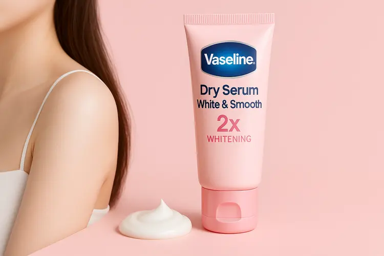 Vaseline Dry Serum White & Smooth รีวิว: ผิวขาวเนียนใสใน 2 สัปดาห์?