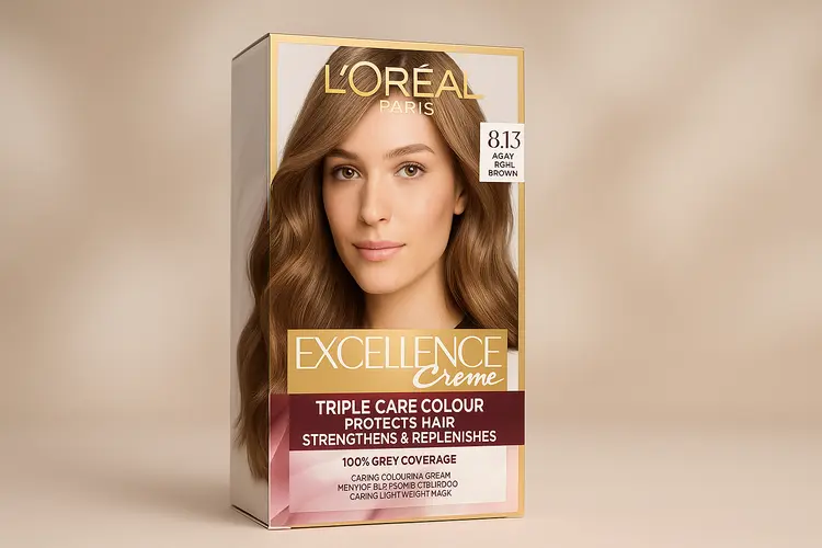 รีวิวสีย้อมผม L'Oreal Excellence Creme เบอร์ 8.13 สี Ashy Nude Brown สวยตรงปกไหม?