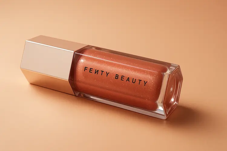 รีวิว Fenty Beauty Gloss Bomb สี Fenty Glow ลิปกลอสตัวดัง ปากฉ่ำวาว ไม่เหนียว
