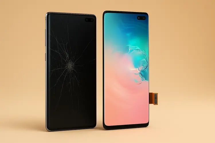 ค่าเปลี่ยนหน้าจอ Samsung Galaxy S10 Plus ราคาเท่าไหร่? ทั้งจอแท้และจอเทียบ